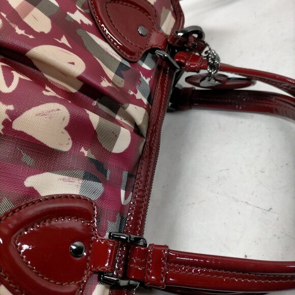 Burberry Bordeaux PVC Hand Bag mon455-102725 - Picture 5 of 16